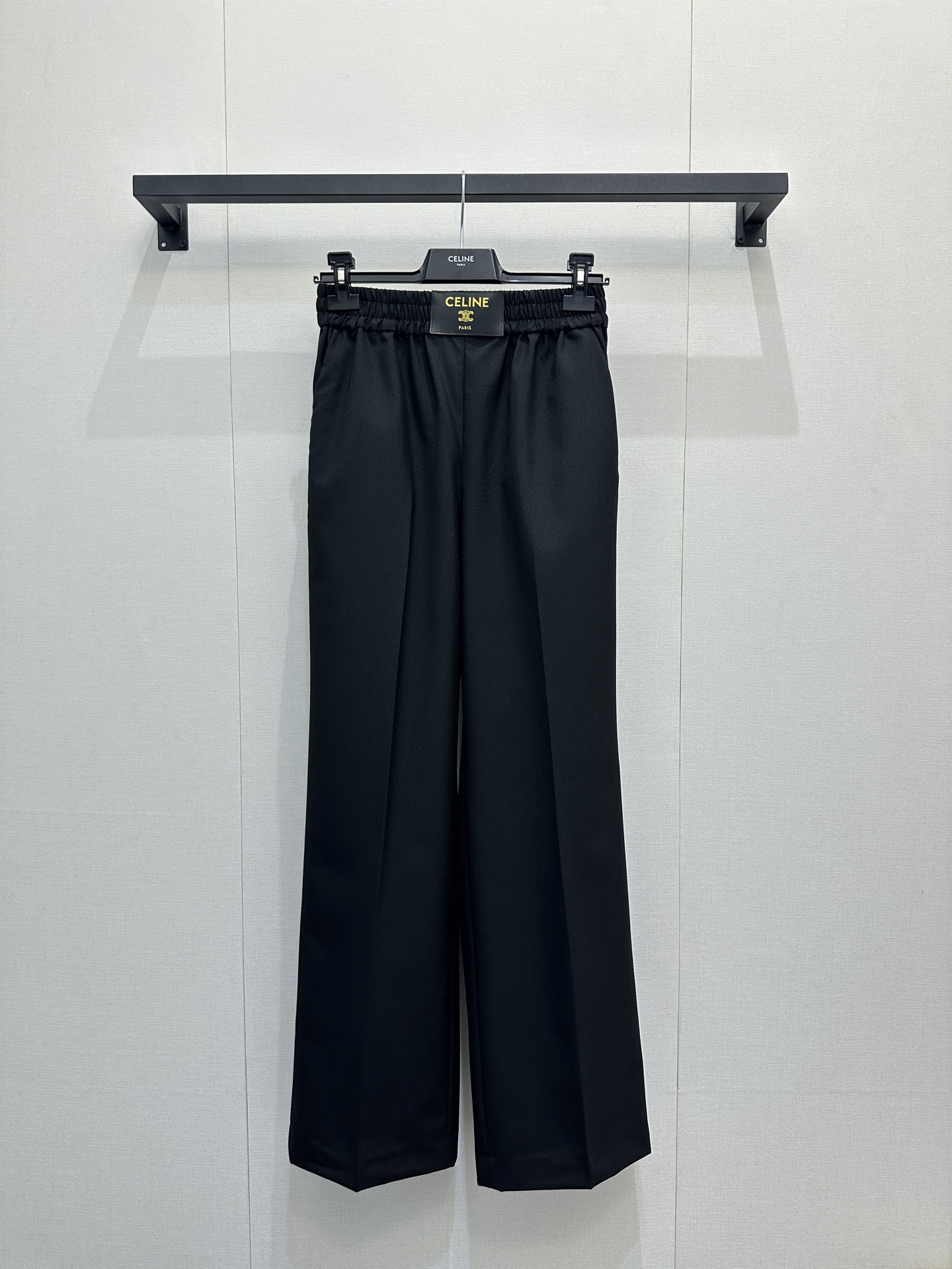 셀린느(CELINE) 로고 와이드 울 팬츠 의류