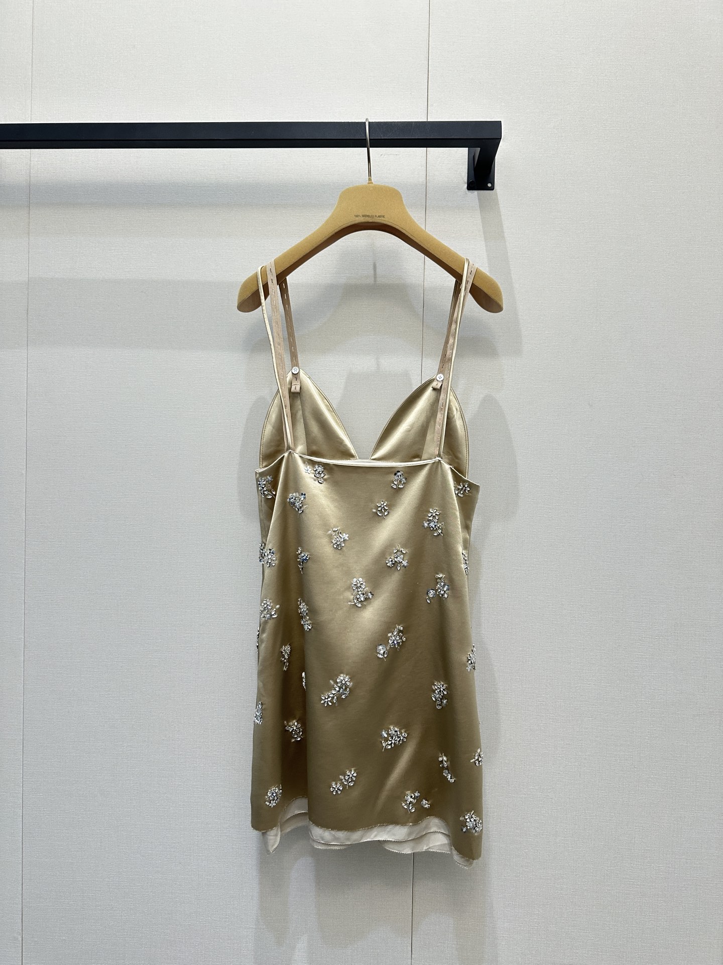 miumiu 미우미우 플라워 비딩 슬립 드레스 원피스 의류