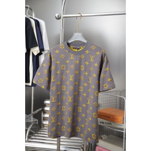 루이비통(LV) 로고 자카드 반팔 티셔츠 의류