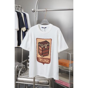 루이비통(LV) 트렁크 플라워 니트 반팔 티셔츠 의류