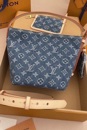 LV 루이비통 올 인(All In) BB 데님 랑데부 버킷백 가방
