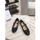 디올(DIOR) 진주 까나쥬 발레리나 플랫 신발