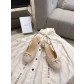 디올(DIOR) 진주 까나쥬 발레리나 슬링백 샌들 신발