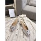 디올(DIOR) 진주 까나쥬 발레리나 슬링백 샌들 신발