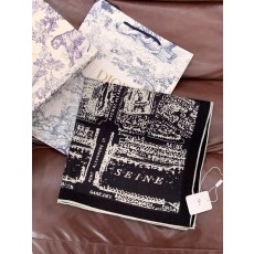 디올(DIOR) 파리 맵 실크 스퀘어 목도리 스카프