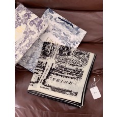 디올(DIOR) 파리 맵 실크 스퀘어 목도리 스카프