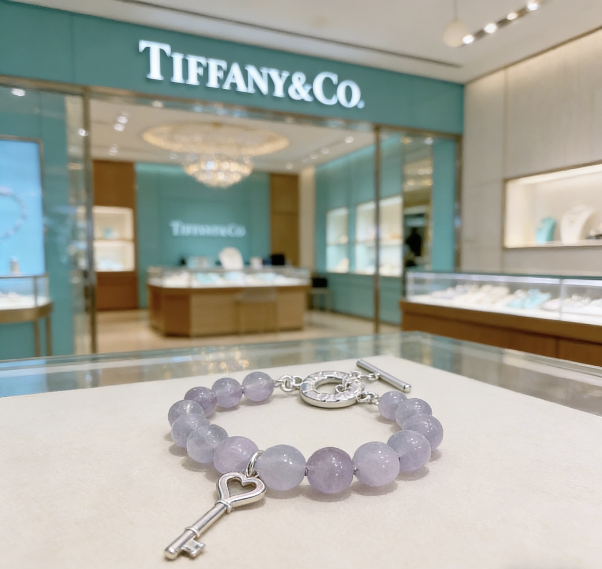 티파니(TIFFANY & CO.) 멀티 마노 실버 팔찌 악세사리