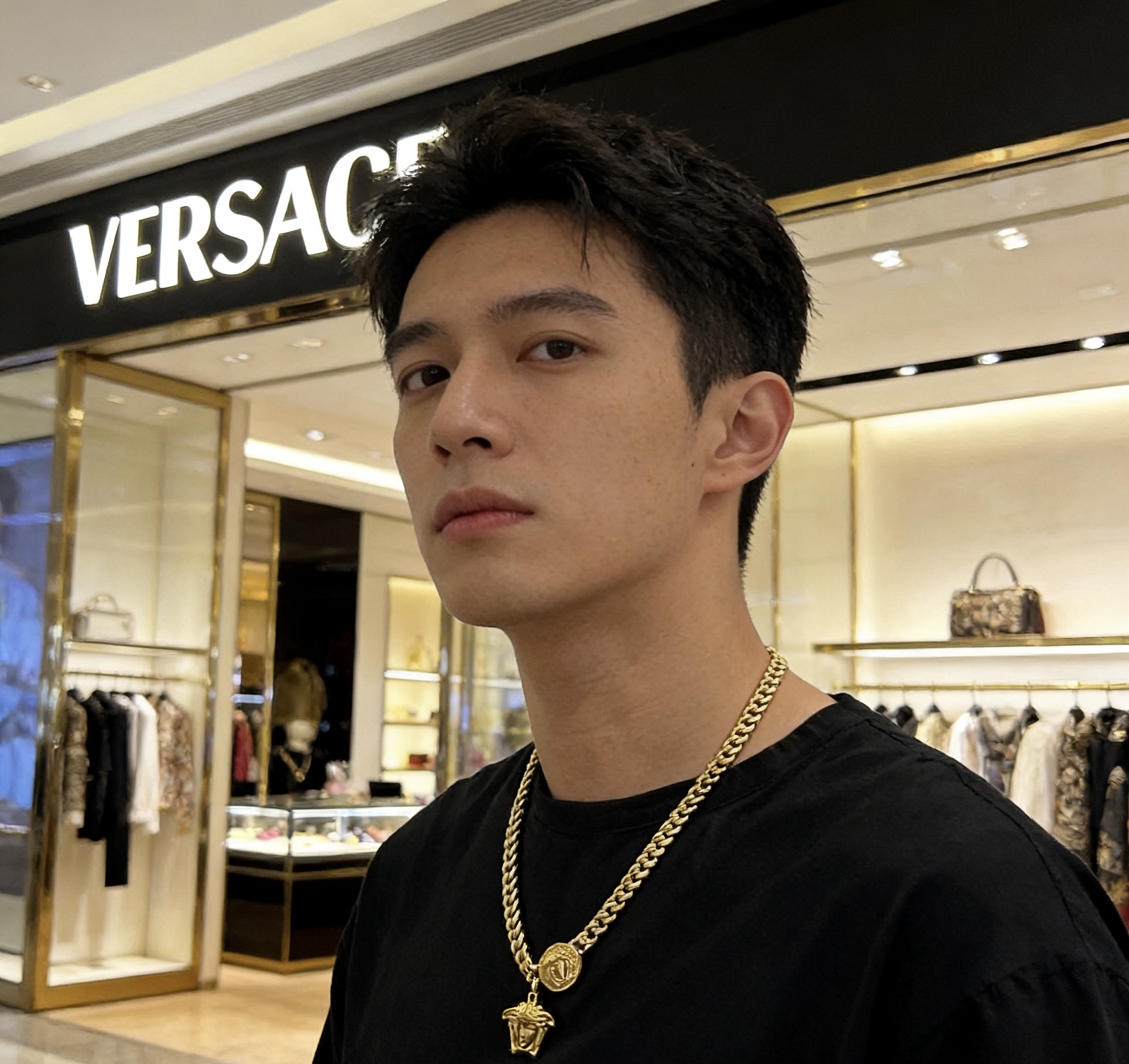 베르사체(VERSACE) 메두사 목걸이 악세사리