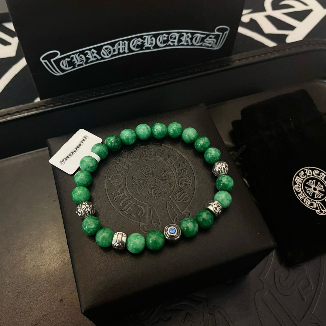 크롬하츠(Chrome Hearts) 멀티 장식 비즈 팔찌 악세사리