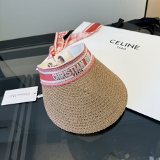 디올(DIOR) 실크 스카프 썬캡 모자