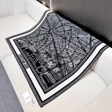 디올(DIOR) 파리 맵 실크 스퀘어 목도리 스카프