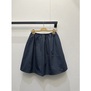 미우미우(MIU MIU) 네이비 하이웨스트 반스커트 의류