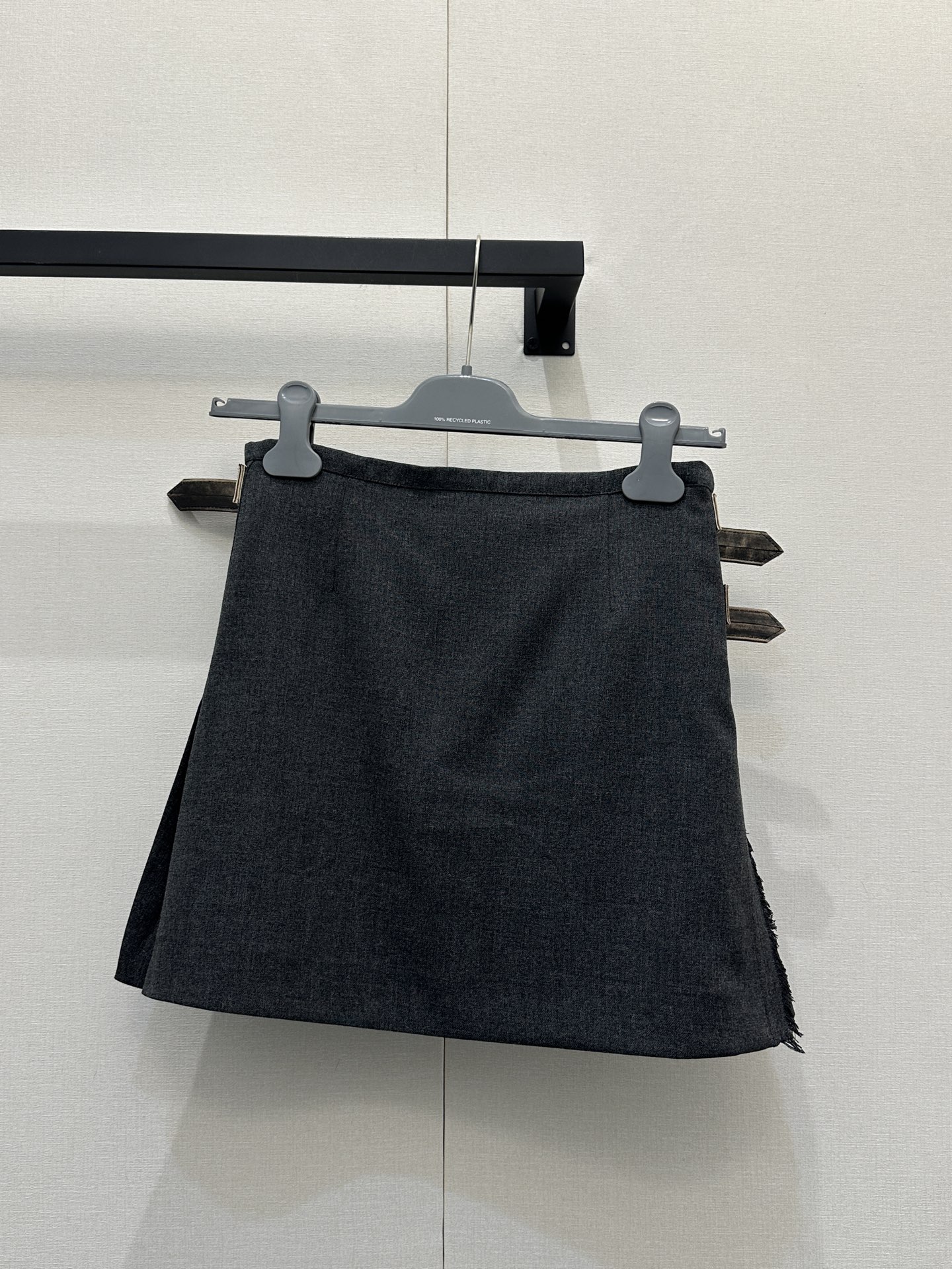 프라다(PRADA) 리얼 레더 플리츠 스커트 의류