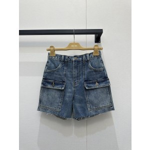 miumiu 미우미우 데님 팬츠 반바지 의류