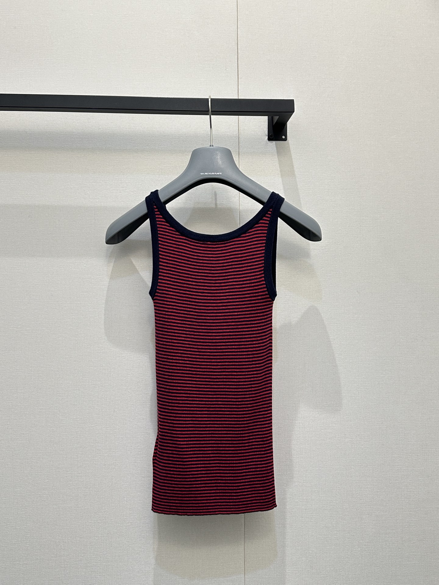 Prada 프라다 스트라이프 니트 베스트 민소매 나시 의류