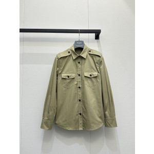 Prada 프라다 견장 포켓 코튼 셔츠 의류