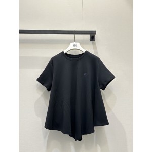 Loewe 로에베 레터링 자수 언밸런스 반팔 티셔츠 의류