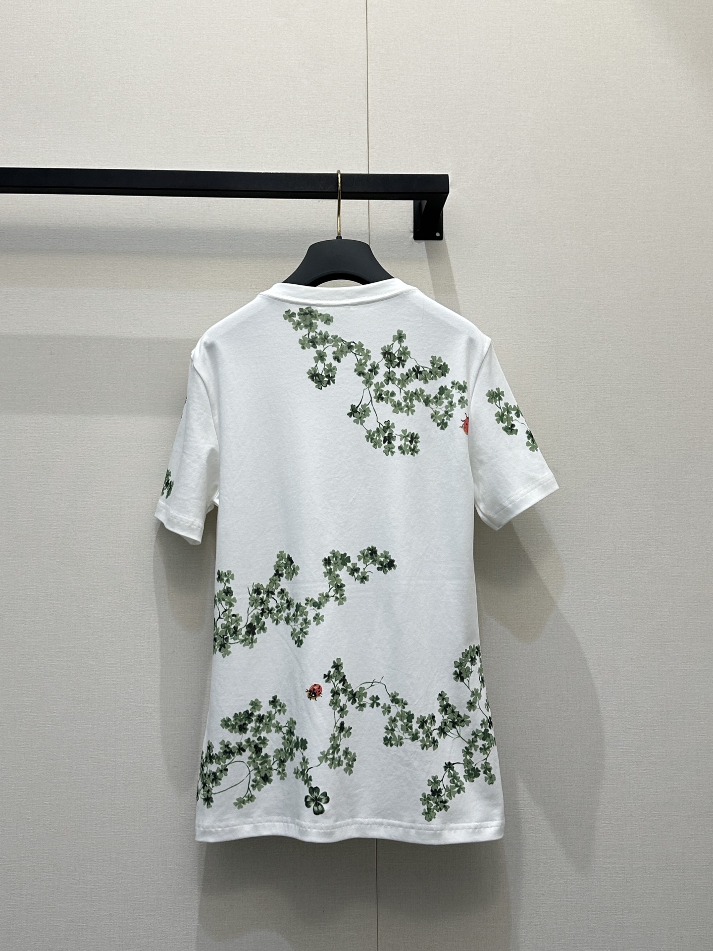 Dior CD 디올 클로버 & 허니비 플라워 프린트 반팔 티셔츠 의류