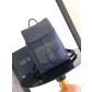 Dior CD 디올 새들 플랩 백팩 네이비 오블리크 가방