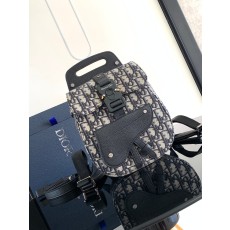 Dior CD 디올 미니 새들 백팩 (네이비 오블리크) 가방