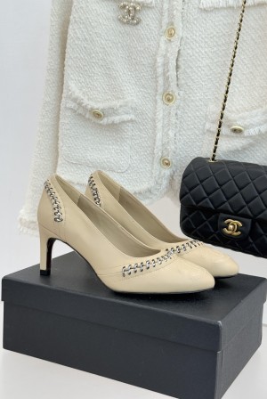 샤넬(CHANEL) 더블C 배색 힐 신발