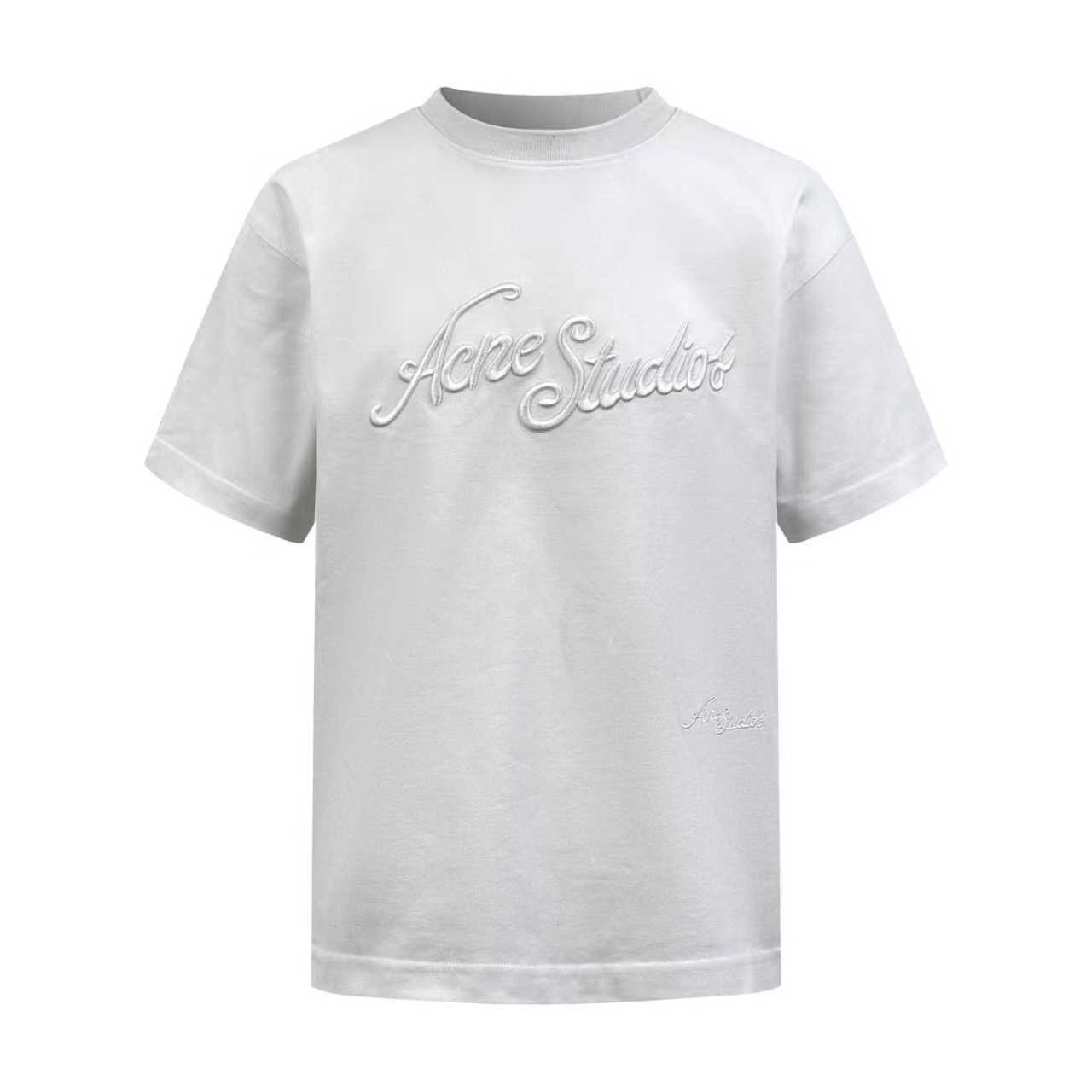 아크네 스튜디오(Acne Studios) 로고 자수 반팔 티셔츠 의류