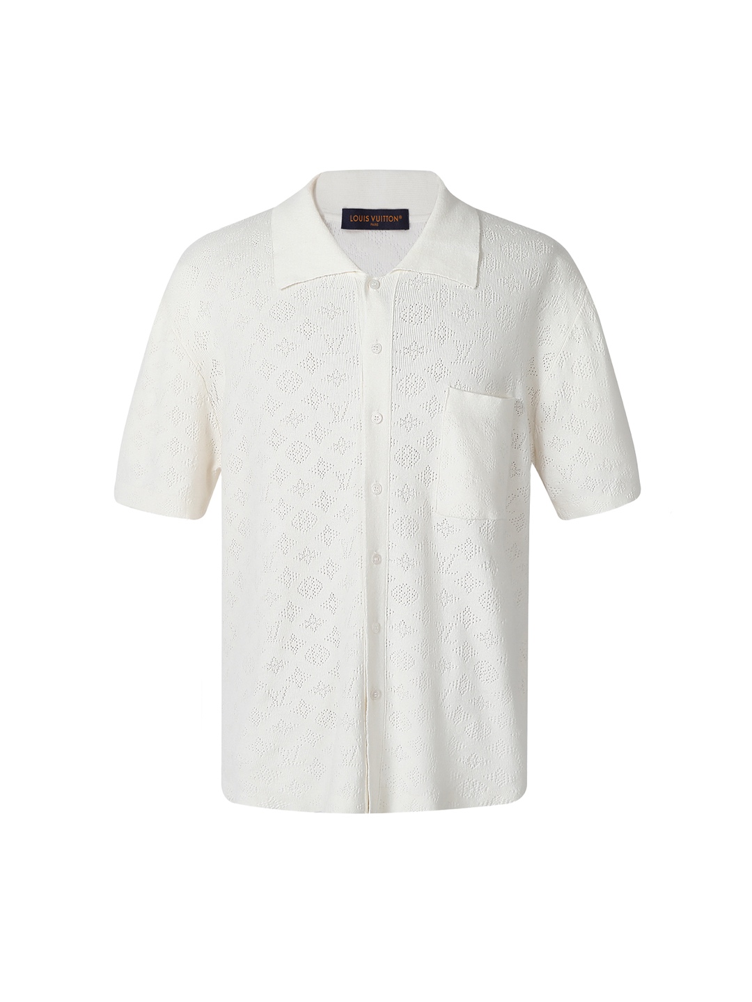 루이비통(LV) 로고 자카드 펀칭 반팔 셔츠 의류