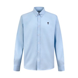 아미 파리(Ami) 하트 자수 옥스포드 셔츠 의류