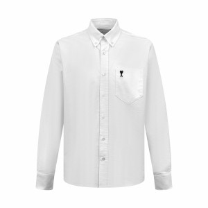 아미 파리(Ami) 하트 자수 옥스포드 셔츠 의류