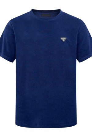 프라다(PRADA) 삼각 로고 타월 반팔 티셔츠 의류