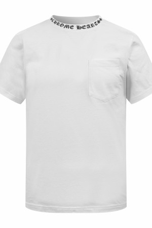 크롬하츠(Chrome Hearts) 레터 프린트 포켓 반팔 티셔츠 의류