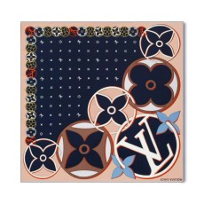 루이비통(LV) Duality 모노그램 실크 스카프 목도리 스카프