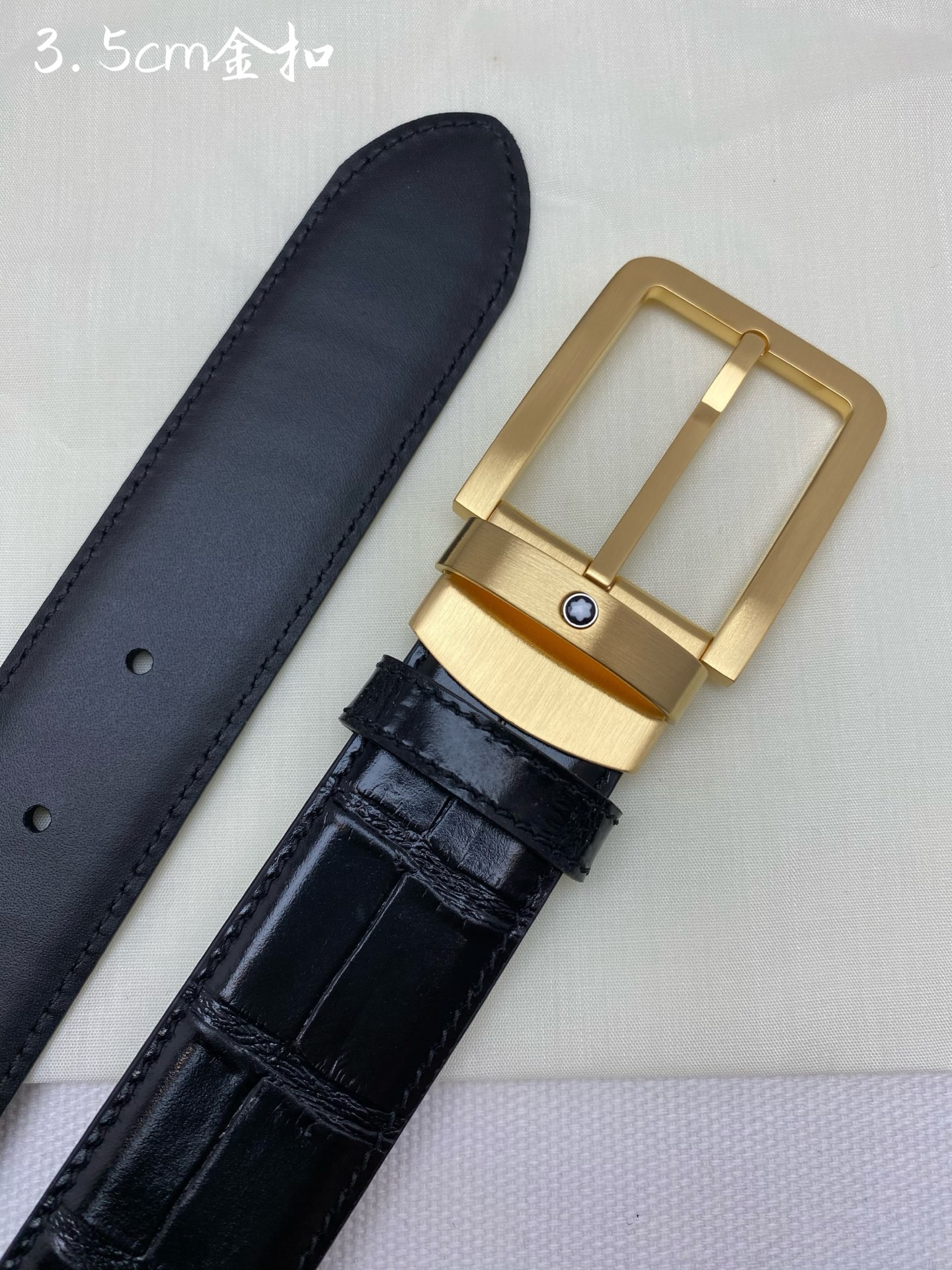 몽블랑(Montblanc) 가죽 벨트