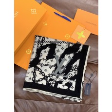 루이비통(LV) x 무라카미 다카시 멀티컬러 숄 목도리 스카프