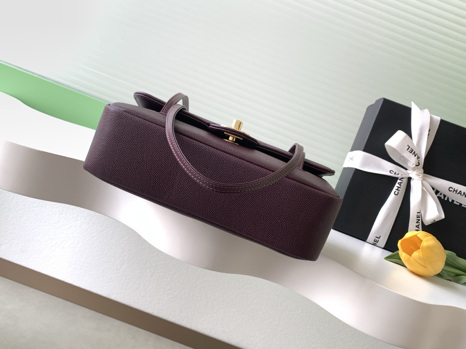 Chanel 샤넬 26P 프레피 코코(Preppy Coco) 플랩백 (캐비어) 숄더백 가방