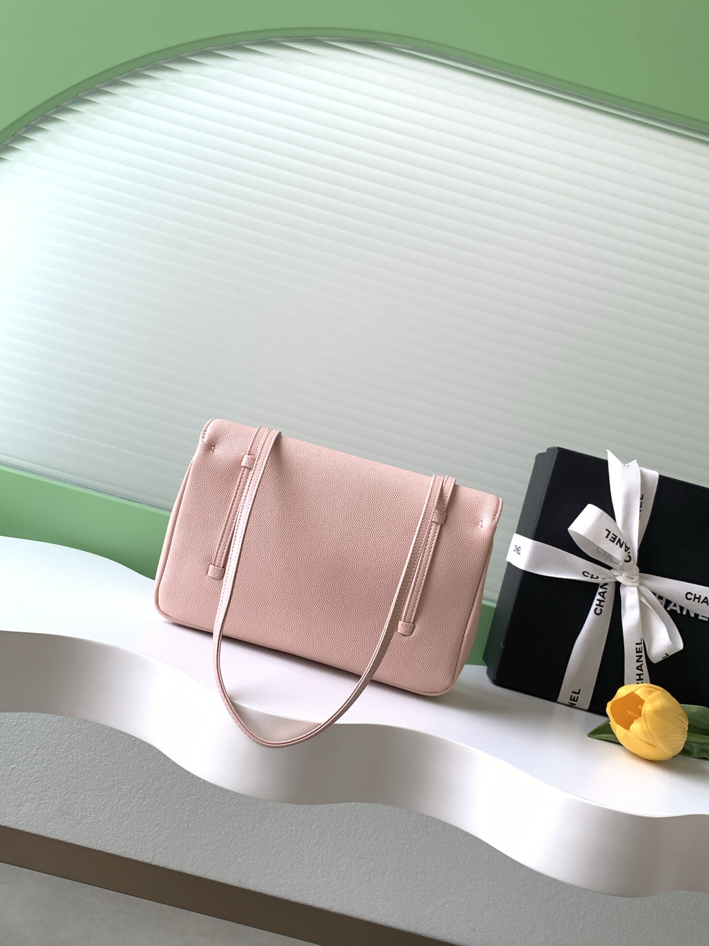 Chanel 샤넬 26P 프레피 코코(Preppy Coco) 플랩백 (캐비어) 숄더백 가방