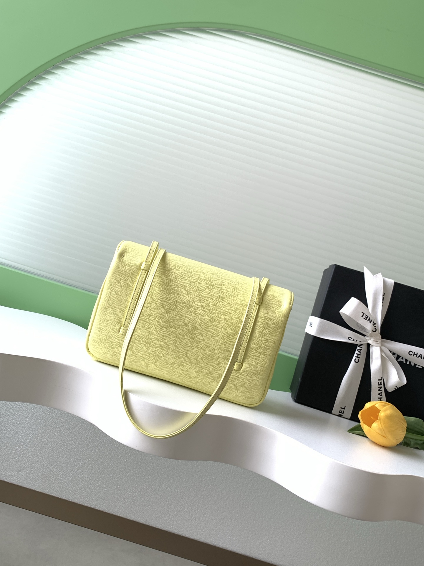 Chanel 샤넬 26P 프레피 코코(Preppy Coco) 플랩백 (캐비어) 숄더백 가방