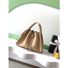 Chanel 샤넬 26P 라피아 버킷백 가방 라지