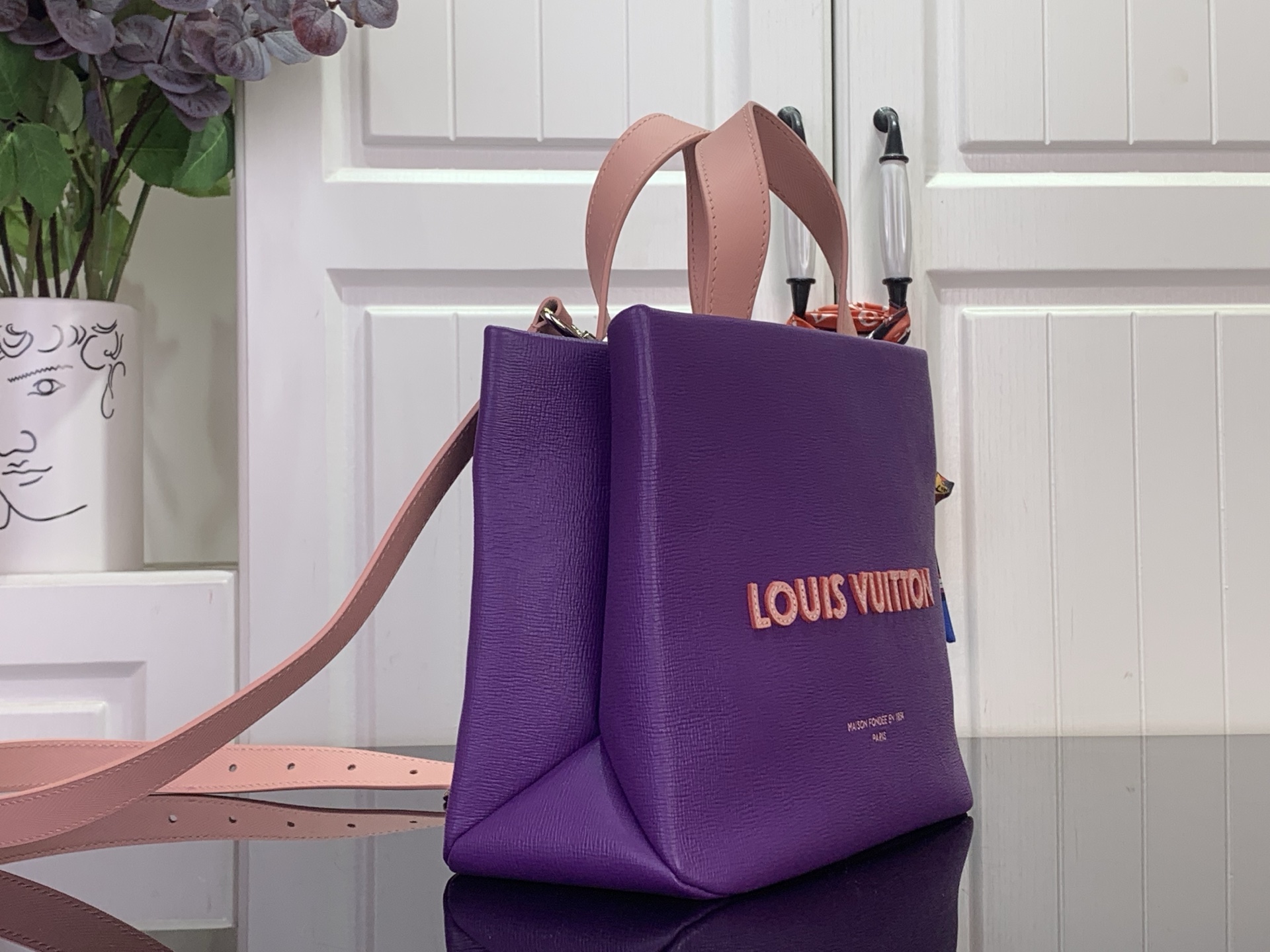 LV 루이비통 MINI SHOPPER TOTE 미니 쇼퍼 토트백 핸드백 가방