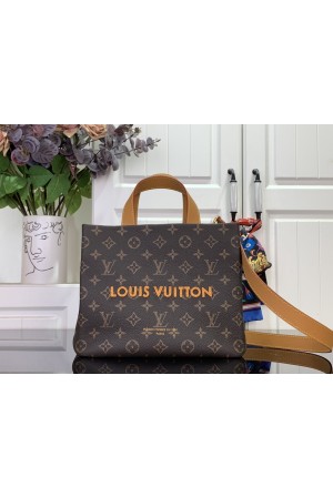 LV 루이비통 MINI SHOPPER TOTE 미니 쇼퍼 토트백 가방 (브라운/커피) 미니