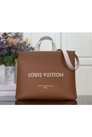 LV 루이비통 SHOPPER TOTE 쇼퍼 토트백 중형 가방 (브라운) 미디움