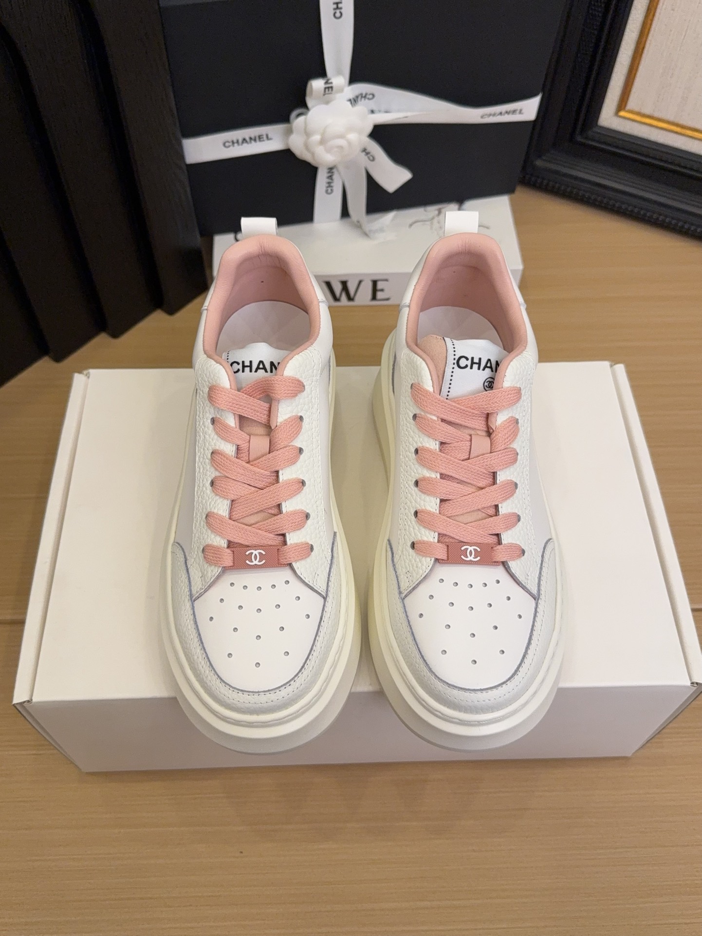 샤넬(CHANEL) 플랫폼 캐주얼 슈즈 신발