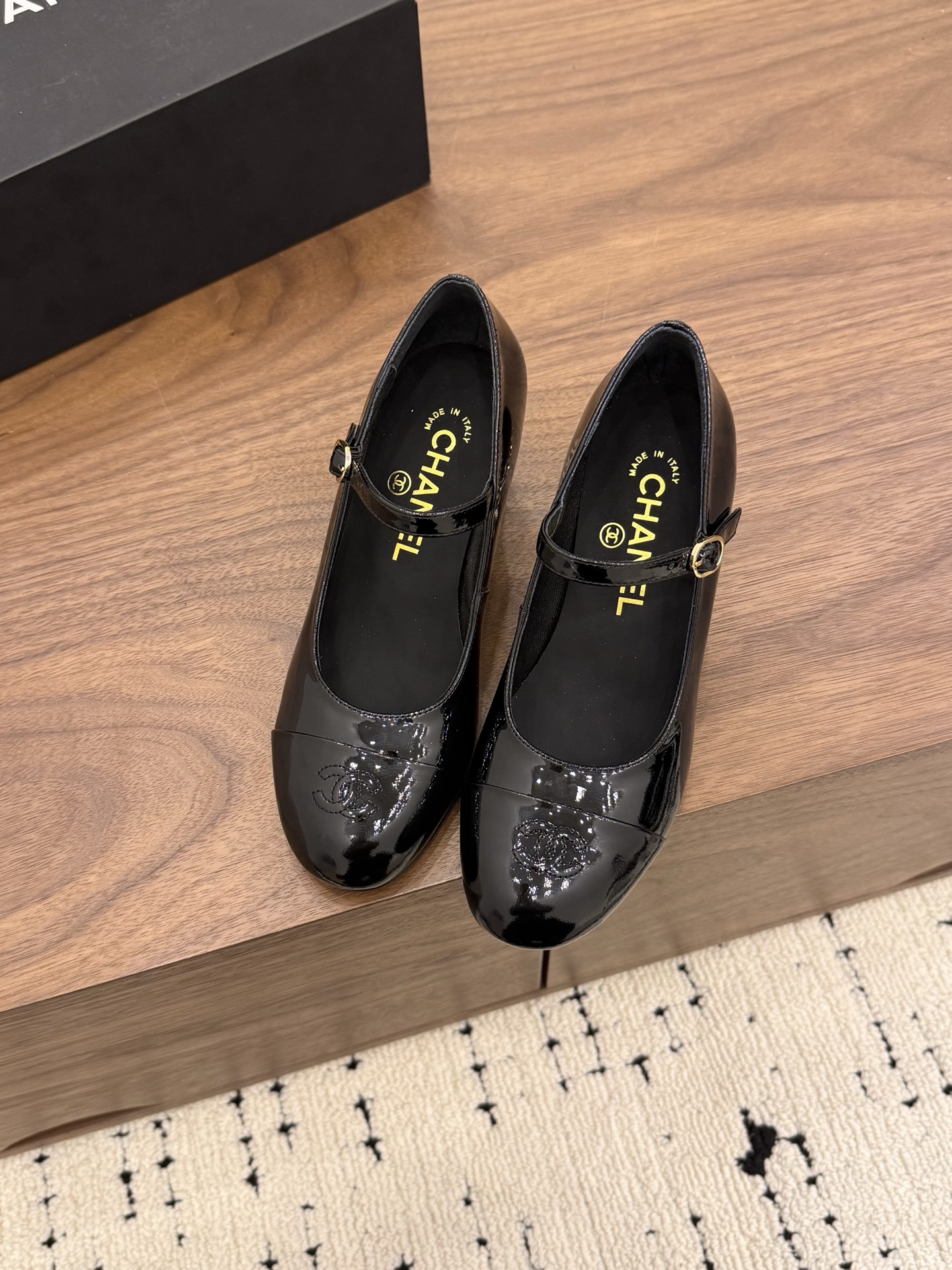 샤넬(CHANEL) 메리제인 굽 슈즈 신발