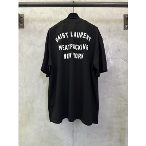 생로랑(Saint Laurent) 뉴욕 레터링 반팔 티셔츠 의류