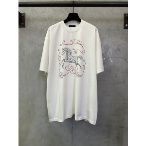 루이비통(LV) 말 프린트 반팔 티셔츠 의류