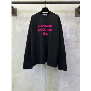 아크네 스튜디오(Acne Studios) 레터링 긴팔 티셔츠 의류