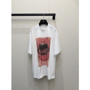 알렉산더 왕(Alexander Wang) 레드 립 프린트 반팔 티셔츠 의류