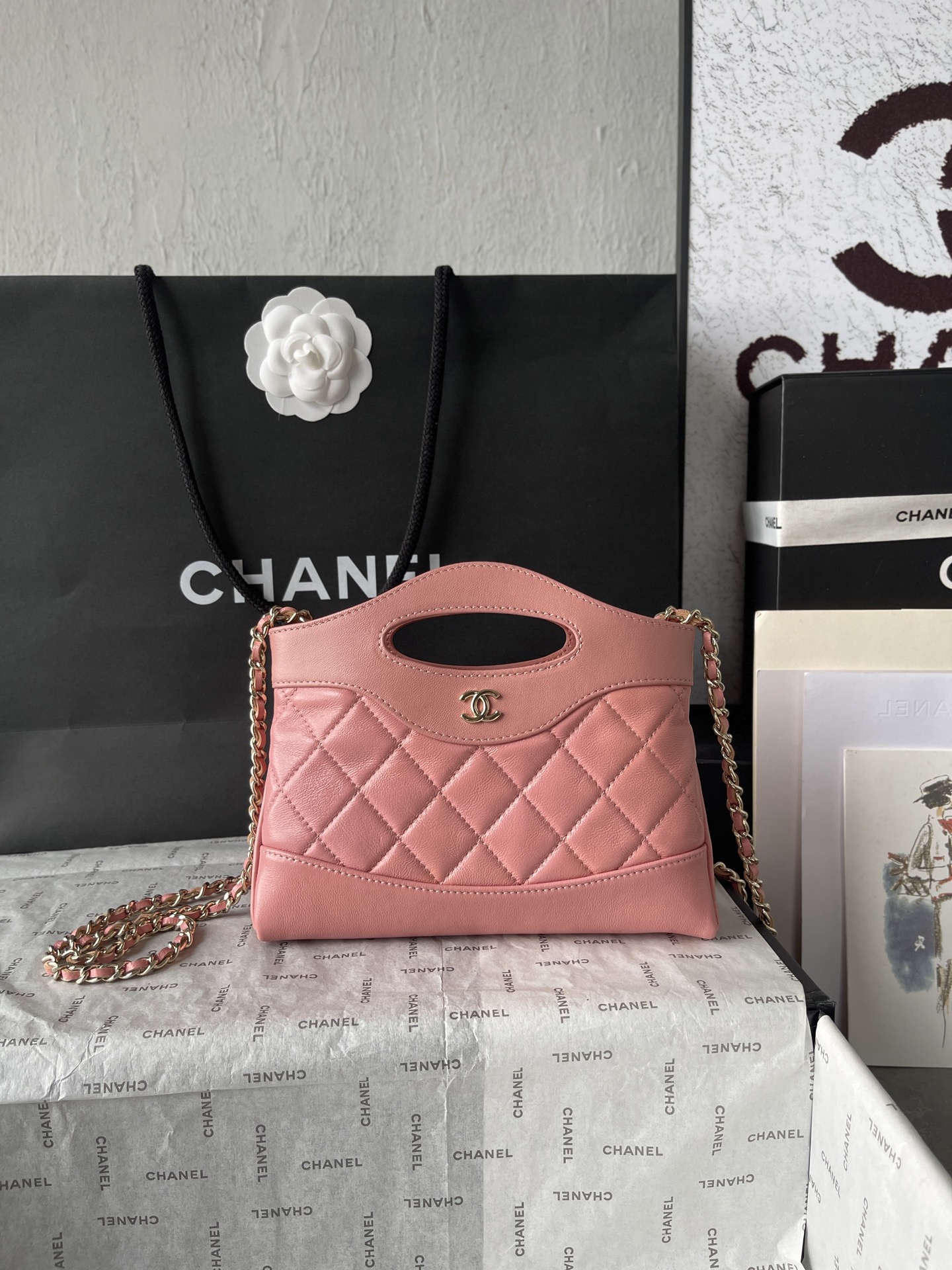 Chanel 샤넬 24C mini 31 bag 미니 31백 가방 (AP3656)