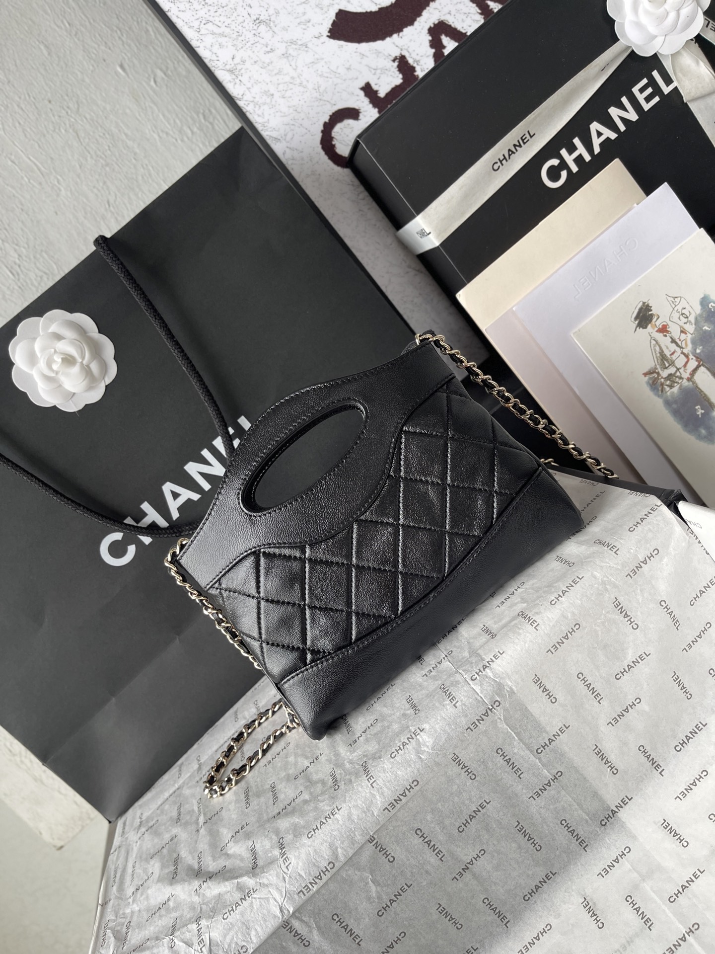Chanel 샤넬 24C mini 31 bag 미니 31백 가방 (AP3656)