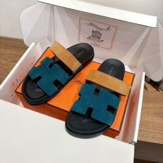 에르메스(HERMES) 투톤 배색 H 슬리퍼 신발